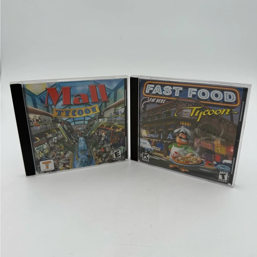 Fast Food Tycoon & Mall Tycoon PC set